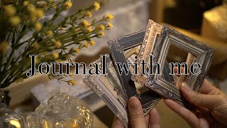 [ASMR]프레임 스티커와 고딕 다꾸 | Journal with me | Gothic theme | for People Who Need DEEP SLEEP | No Talking