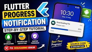 Flutter Notification Progress Bar Tutorial | Show Download Progress in Android | IT WALA