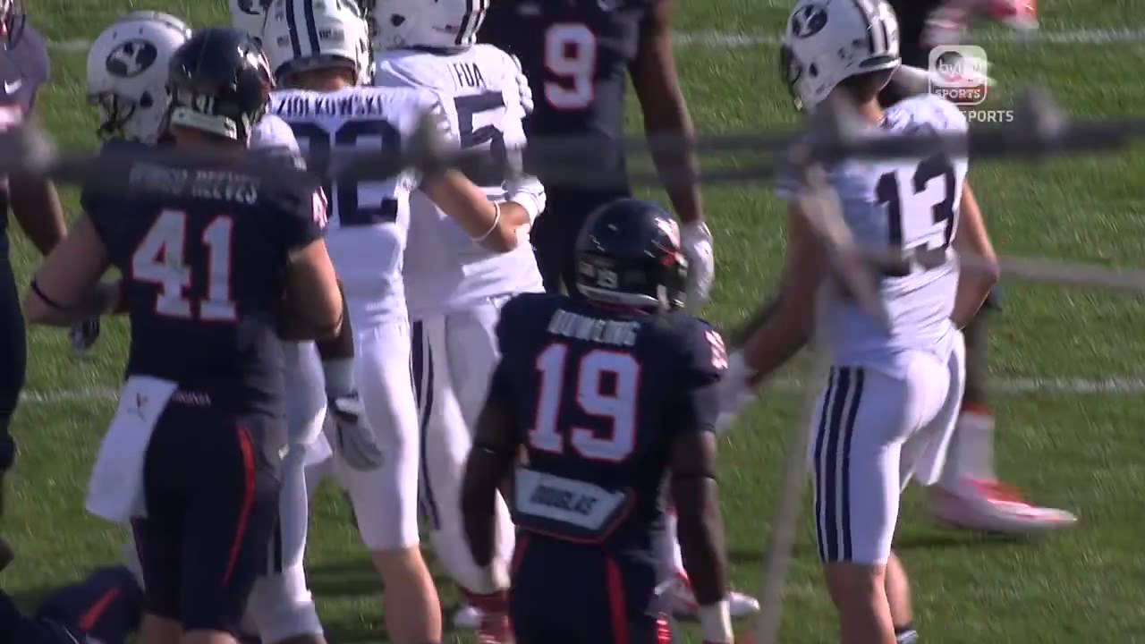 BYU Vs. Virginia Game Highlights And Stats - YouTube