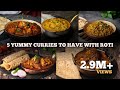 5 Yummy Curries to have with Roti | Tasty Curry Recipes | Cookd