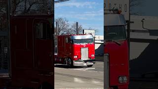 Red Peterbilt 362 COE #fyp #viralvideo #shorts