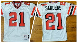 Deion Sanders Authentic Jersey Review Mitchell \u0026 Ness 1991 Atlanta Falcons