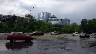 затопило Набережную в Запорожье, - видео 061