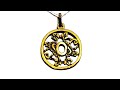 O Pendant Crafting: Metal Jewelry Tutorial - Preparing Metal Sheet & Engraving Work