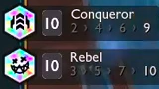 *World's Only* 10 Conqueror + 10 Rebel !???