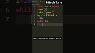 Python Turtle COVID Virus Simulation #niteshtalks #python #pythonprogramming #turtle #pythonturtle