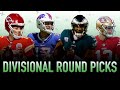 Free NFL Picks and Predictions (Divisional Round) | NFL Free Picks Today | THE LINES #244