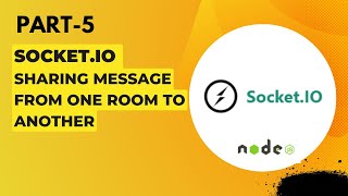 SocketIO sharing message from one room to another - NODEJS - PART 5