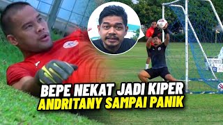 EKSPRESI ANDRITANY ‼️ Ketika Bambang Pamungkas Jadi Kiper dan Menggila Buat Satu Tim Persija Kaget