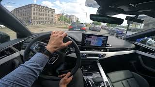 Riga city driving | Latvia 🇱🇻 4K | Cockpit POV GoPro | Audi A5