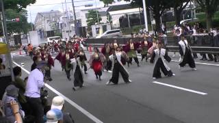 「天狗ぅ（パレード演舞）」　よさこいinおいでん祭2015