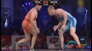 Pro Wrestling League 2015: Yuri Maier Vs Pavlo Oliynik-16th Dec| Haryana Hammers- Bengaluru Yodhas