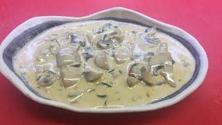 CREAMY GARLIC MUSHROOM SAUCE | How To Make Recipe | Mushroom Sauce Recipe