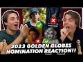 2023 Golden Globe Nominations REACTION!! (send help)