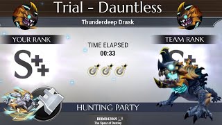 Thunderdeep Drask Dauntless Trial Tempest Hammer 0:33