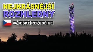 TOP 5 NEJKRÁSNĚJŠÍ ROZHLEDNY V ČR | NEDĚLNÍ BLESKOVKY