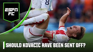 ‘The red card threshold is a BROKEN LEG!’ Should Kovacic have seen red vs. Arsenal? | ESPN FC