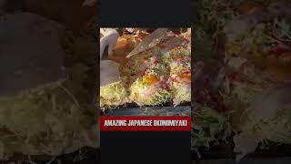 Okonomiyaki - japanese street food Part 5 #foodie #yummy #food #foodlover #streetfood #trending