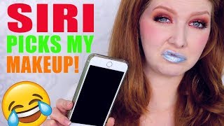 MAKEUP CHALLENGE | Siri Picks My Makeup!