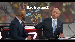 CFL on TSN Panel   Awkward Moment