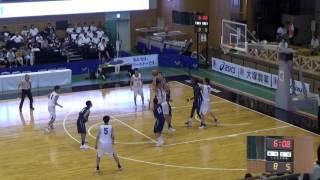 京都vs愛知(1Q)高校バスケ 2015 わかやま国体少年男子バスケ準々決勝