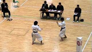 2011 全日本学生大会　男子弐段　関西外大　中條　船戸