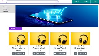 Create a ecommerce website using HTML CSS and JavaScript part 2 (complete)