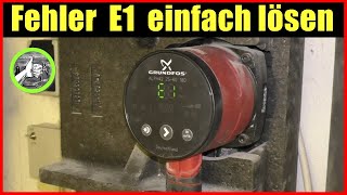 Heizungspumpe Grundfos Alpha 2 E1 lösen ✅ Umwälzpumpe pumpt nicht mehr ✅ Grundfos Alpha 2 reparieren