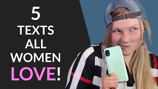 WHAT TO TEXT A GIRL YOU LIKE 😍 (Magical Texts All Women LOVE)
