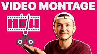 How to make a video montage online - FAST & EASY