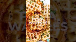 Easy Vegan PIZZA Waffles! Crispy savory cheesy! Vegan Richa Recipes