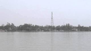 Gosaba , Sundarban river side view . Sundarban tiger reserve .