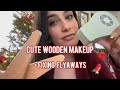 Fast ASMR Wooden Play Makeup, Hair Cut, Brushing Flyaways & C-C-Combing