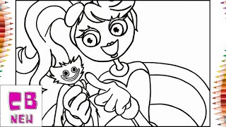 Mommy long legs coloring page/Poppy playtime chapter 2 coloring pages/Elektronomia-Collide [NCS Rele