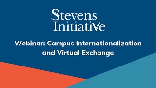 Webinar: Campus Internationalization and Virtual Exchange