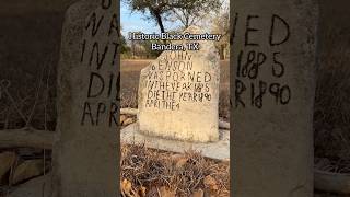 Historic Black Cemetery in Bandera, TX