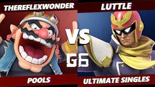 Glitch 6 SSBU - TheReflexWonder (Wario) VS Lutte (Captain Falcon) Smash Ultimate Pools