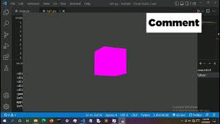 Tutorial 1 | Creating a Spinning 3D Cube Using Python | Ursina Engine