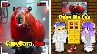 Đừng Mở Cửa Cho CapyBara.Exe Vào 3H Sáng Trong Minecraft*Tô Gà Trốn Khỏi CapyBara Đáng Sợ