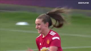 Ella Toone scores the 1st goal for Man Utd vs Everton.