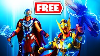 How To Get Thor Odison & Mighty Thor Skin (God of Thunder Pack) FREE Fortnite! (Hammer Down Emote)