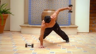 10 Best Advanced Plank Exercises with Dumbbells Core On Fire