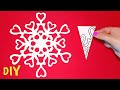 Create a STUNNING Paper Snowflake with Hearts in 5 Minutes!