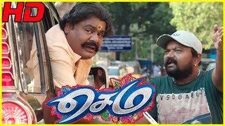 Sema Tamil Movie Scenes | Mansoor Ali Khan comes to Chennai | Kovai Sarala Comedy | GV Prakash