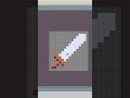 How to Pixel Art in 30s...or less! - Draw a Sword! #gamedev #pixelart #pixelarttutorial