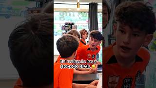 Kid realizes he has a $100,000 GRAIL 🤑 #homefieldhobbyshop #sportscards #basketball