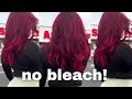 LOREAL HICOLOR MAGENTA mixed with LOREAL HICOLOR RED + Wild Cherry | Color Refresh + Root Touch Up