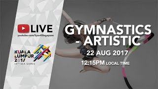 Gymnastics Artistic Men's \u0026 Women's Individual Apparatus (Day 3) | 29th SEA Games 2017