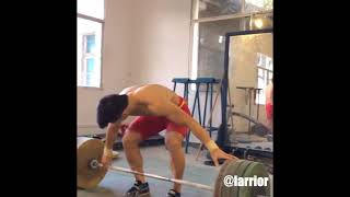 130 KG / 286 LBS Snatch Triple Yu Wangyang Chinese Weightlifting Strength #shorts