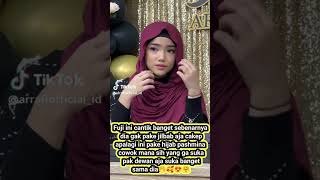 Fuji sadar gak ya dia cantik banget berhijab